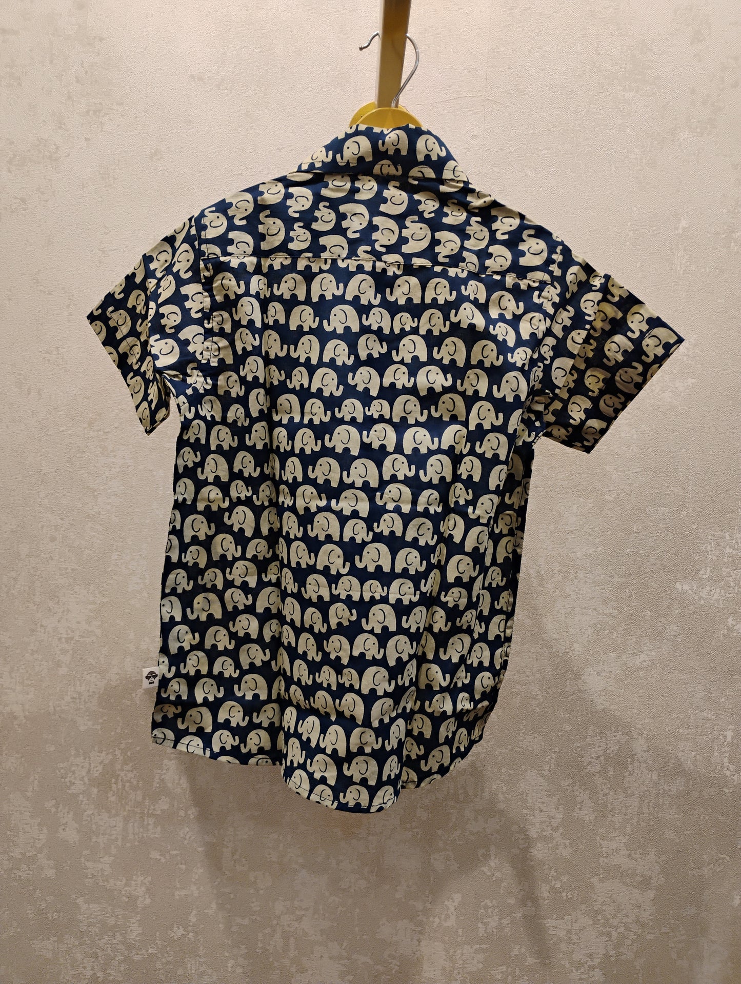 Kids half sleeves elephant print