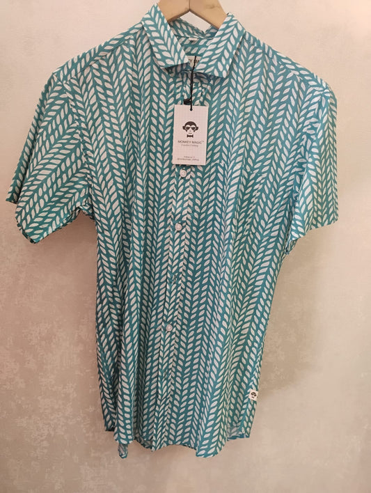 Sky Blue half sleeves shirt